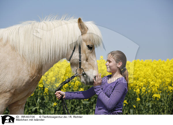 Mdchen mit Islnder / girl with Icelandic Horse / RR-60706