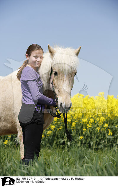 Mdchen mit Islnder / girl with Icelandic Horse / RR-60710