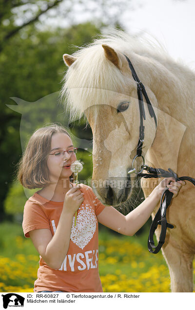 Mdchen mit Islnder / girl with Icelandic Horse / RR-60827
