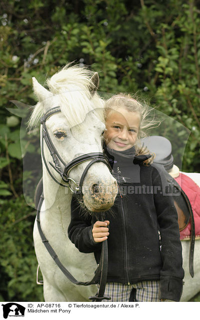 Mdchen mit Pony / girl with pony / AP-08716