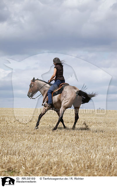 Westernreiterin / western riding horsewoman / RR-38169