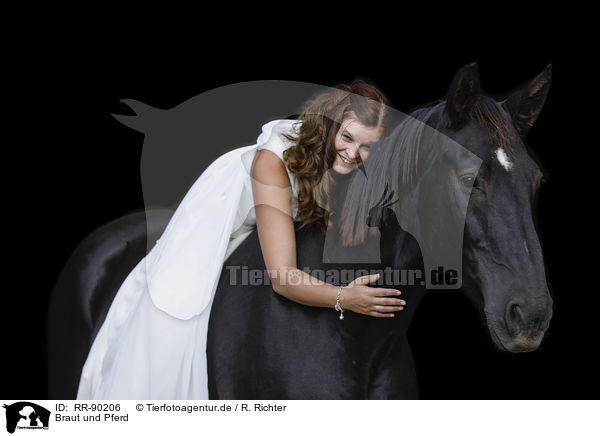 Braut und Pferd / bride and horse / RR-90206