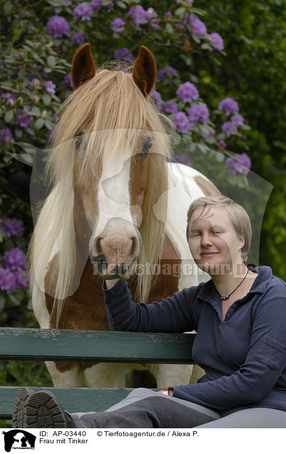 Frau mit Tinker / woman with Irish Tinker / AP-03440